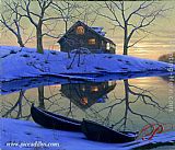 Alexei Butirskiy On Golden Pond painting